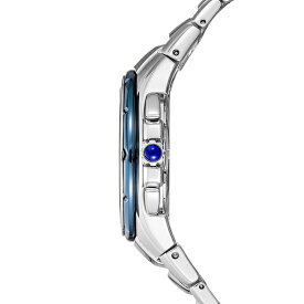 セイコー レディース 腕時計 アクセサリー Men's Solar Coutura Chronograph Stainless Steel Bracelet Watch 44mm Blue