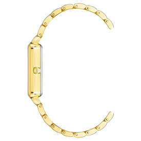 アンクライン レディース 腕時計 アクセサリー Women's Quartz Gold-Tone Alloy Bracelet Watch, 24mm No Color