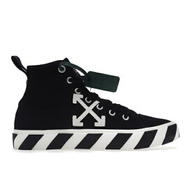 OFF-WHITE オフホワイト メンズ スニーカー 【OFF-WHITE Vulc Mid Canvas】 サイズ EU_40(25.0cm) Black White