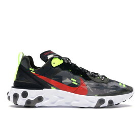 Nike ナイキ メンズ スニーカー 【Nike React Element 87】 サイズ US_10(28.0cm) Medium Olive Bright Crimson