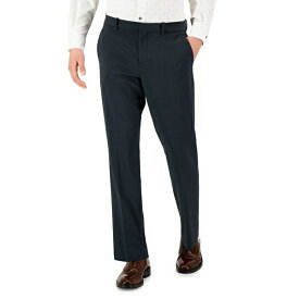 ペリーエリス メンズ カジュアルパンツ ボトムス Men's Modern-Fit Stretch Solid Resolution Pants Charcoal Check