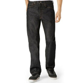 リーバイス メンズ デニムパンツ ボトムス Men's Big & Tall 501&reg; Original Shrink to Fit Jeans Black Rigid