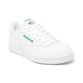 リーボック メンズ スニーカー シューズ Men's Club C 85 Casual Sneakers from Finish Line White, Green