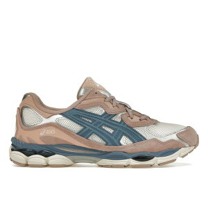 ASICS �A�V�b�N�X ���f�B�[�X �X�j�[�J�[ �yASICS Gel-NYC Cream Grey Floss Salmon (Women's)�z �T�C�Y US_8.5(25.5cm) Cream/Grey Floss