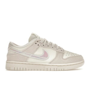 Nike �i�C�L ���f�B�[�X �X�j�[�J�[ �yNike Dunk Low Sail Iridescent Swoosh (Women's)�z �T�C�Y US_8(25.0cm) Sail/Multi-Color/Siren Red/Hyper Pink/Phantom