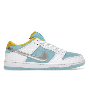 Nike iCL Y Xj[J[ yNike SB Dunk Low FTC Lagoon Pulsez TCY US_8(26.0cm) White/Lagoon Pulse-Metallic Silver-Speed Yellow