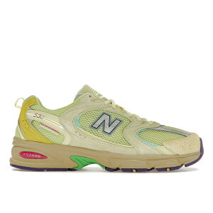 New Balance �j���[�o�����X �����Y �X�j�[�J�[ �yNew Balance 530 Salehe Bembury Prosperity Be The Prize�z �T�C�Y US_9(27.0cm) Dusty Yellow/Celery Green