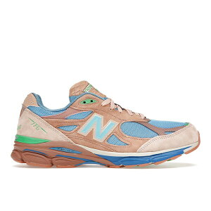 New Balance �j���[�o�����X �����Y �X�j�[�J�[ �yNew Balance 990v3 MiUSA Joe Freshgoods Outside Clothes�z �T�C�Y US_8.5(26.5cm) Desert Rose/Blue