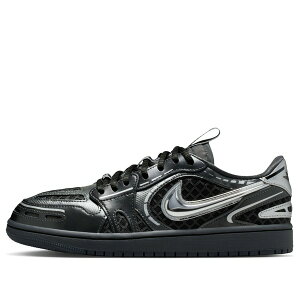 Jordan �W���[�_�� ���f�B�[�X �X�j�[�J�[ �y(WMNS) Air Jordan 1 Low Method of Make V3 'Black Metallic Silver' HQ2186-001�z �T�C�Y US_5.5(22.5cm)