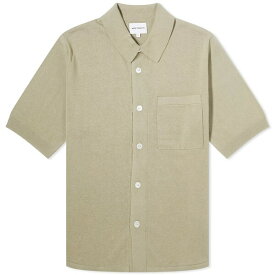 ノースプロジェクト メンズ シャツ トップス Norse Projects Rollo Cotton Linen Short Sleeve Shirt Grey