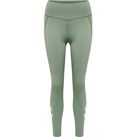 【送料無料】 ヒュンメル レディース レギンス ボトムス Hummel Grace High Waist Tights Womens Lily Pad