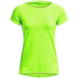 【送料無料】 アンダーアーマー レディース Tシャツ トップス Womens Short Sleeve Performance Tee Green