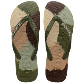 【送料無料】 ハワイアナス メンズ サンダル シューズ Havaianas Logomania Sn33 Green