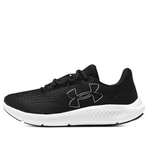 Under Armour A_[A[}[ fB[X Xj[J[ y(WMNS) Under Armour Charged Pursuit 3 'Big Logo - Black White' 3026523-001z TCY US_5(22.0cm)
