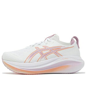ASICS �A�V�b�N�X ���f�B�[�X �X�j�[�J�[ �y(WMNS) ASICS Gel-Nimbus 27 Wide 'White Light Ube' 1012B752-101�z �T�C�Y US_8.5(25.5cm)