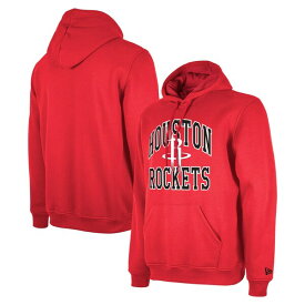 【送料無料】 ニューエラ メンズ パーカー・スウェットシャツ アウター Houston Rockets New Era Unisex 2023/24 Season TipOff Edition Pullover Hoodie Red