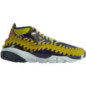 Nike ナイキ メンズ スニーカー 【Nike Air Footscape Woven Chukka QS YOTH】 サイズ US_10(28.0cm) Light Midnight/Bright Citron