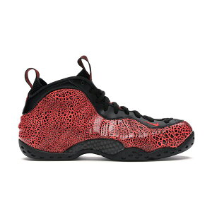 Nike �i�C�L �����Y �X�j�[�J�[ �yNike Air Foamposite One Cracked Lava�z �T�C�Y US_12(30.0cm) Black/Bright Crimson