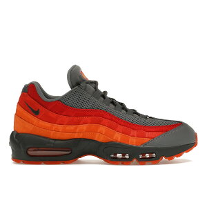 Nike �i�C�L �����Y �X�j�[�J�[ �yNike Air Max 95 Premium Atlanta�z �T�C�Y US_12.5(30.5cm) Cool Grey/Anthracite/Total Orange/Iron Grey/University Red/Picante Red