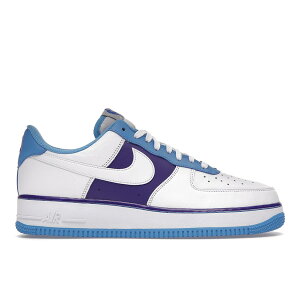 Nike �i�C�L �����Y �X�j�[�J�[ �yNike Air Force 1 Low '07 LV8 NBA 75th Anniversary Lakers�z �T�C�Y US_12.5(30.5cm) White/Coast/Field Purple/White