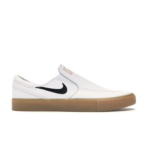 Nike �i�C�L �����Y �X�j�[�J�[ �yNike SB Zoom Stefan Janoski Slip RM ISO Orange Label White Gum�z �T�C�Y US_7(25.0cm) White/Black-White-Safety Orange