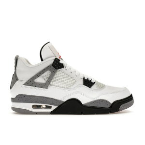 Jordan �W���[�_�� �����Y �X�j�[�J�[ �yJordan 4 Retro White Cement (2012)�z �T�C�Y US_8(26.0cm) White/Black-Tech Grey