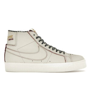 Nike �i�C�L �����Y �X�j�[�J�[ �yNike SB Zoom Blazer Mid QS Welcome Skateboarding�z �T�C�Y US_M_4 Sail/Dark Beetroot/White