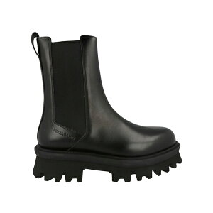 Ferragamo tFK Y Xj[J[ yFerragamo Flash Chelsea Boots Blackz TCY US_8.5(26.5cm) Black