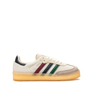 �A�f�B�_�X �����Y �X�j�[�J�[ �V���[�Y X kith x clarks samba kithmas - multi-color stripes sneakers Neutrals
