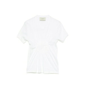 �R�y���j ���f�B�[�X T�V���c �g�b�v�X Crew-neck ruched t-shirt White