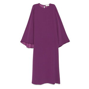 ���V�� ���f�B�[�X �����s�[�X �g�b�v�X Jackie long-sleeve kaftan dress Purple