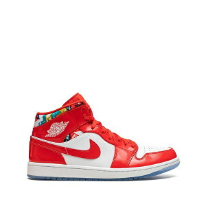 �W���[�_�� �����Y �X�j�[�J�[ �V���[�Y Air jordan 1 mid se barcelona sweater sneakers Red