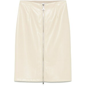�p�g���c�B�A �y�y ���f�B�[�X �X�J�[�g �{�g���X Faux-leather midi skirt Neutrals