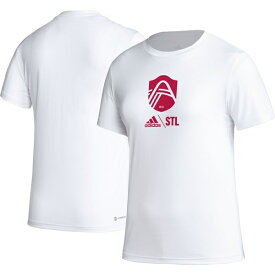 アディダス レディース Tシャツ トップス St. Louis City SC adidas Women's AEROREADY Club Icon TShirt White