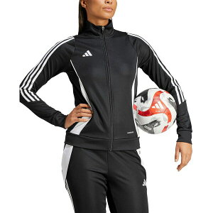 AfB_X fB[X WPbgu] AE^[ Women's Tiro 24 Zip-Up Track Jacket Black/white