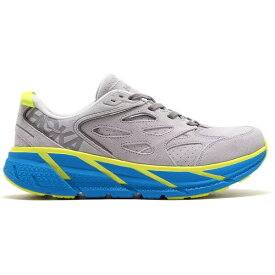 Hoka One One ホカオネオネ メンズ スニーカー 【Hoka One One Clifton L Suede】 サイズ US_6.5(24.5cm) Lunar Rock Diva Blue