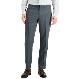 ペリーエリス メンズ カジュアルパンツ ボトムス Men's Modern-Fit Stretch Solid Resolution Pants Smoked Pearl