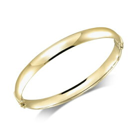 イタリアン ゴールド レディース ブレスレット・バングル・アンクレット アクセサリー Polished Bangle Bracelet Gold