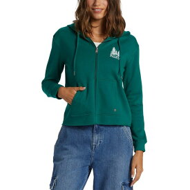 ロキシー メンズ カットソー トップス Juniors' Bring the Good Vibe Zip-Up Sweatshirt Aventurine