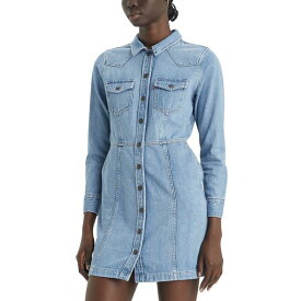 リーバイス レディース ワンピース トップス Women's Flynn Western Cotton Denim Dress Ringing Bells