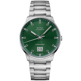 ミド メンズ 腕時計 アクセサリー Unisex Swiss Automatic Commander Stainless Steel Bracelet Watch 44mm Green