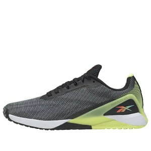 Reebok ���[�{�b�N ���f�B�[�X �X�j�[�J�[ �y(WMNS) Reebok Nano X1 Grit 'Black Energy Glow' FZ1415�z �T�C�Y US_5.5(22.5cm)