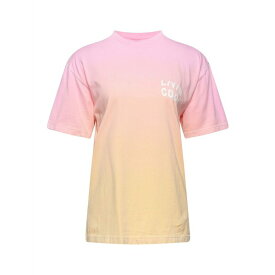 【送料無料】 リビンクール レディース Tシャツ トップス T-shirts Pink