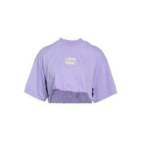 【送料無料】 リビンクール レディース Tシャツ トップス T-shirts Lilac