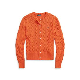 【送料無料】 ラルフローレン レディース カーディガン アウター Cardigans Orange