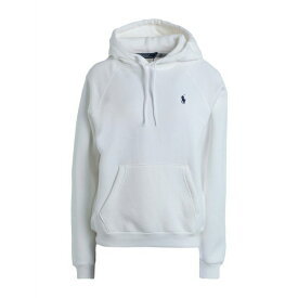 【送料無料】 ラルフローレン レディース パーカー・スウェットシャツ アウター SHRUNKEN FIT FLEECE HOODIE White