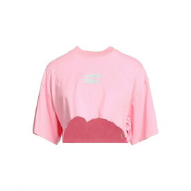 【送料無料】 リビンクール レディース Tシャツ トップス T-shirts Pink