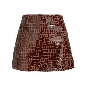 【送料無料】 ムーバー レディース スカート ボトムス Mini skirts Brown
