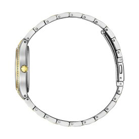 シチズン レディース 腕時計 アクセサリー Eco-Drive Women's Silhouette Crystal Two-Tone Stainless Steel Bracelet Watch 30mm Two-tone