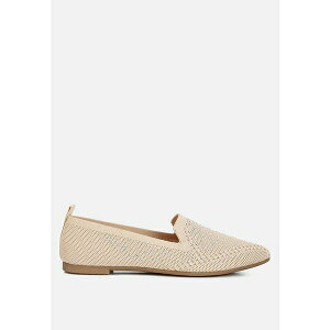 hO fB[X Xb|E[t@[ V[Y abedi rhinestone embellished pull tab loafers Beige